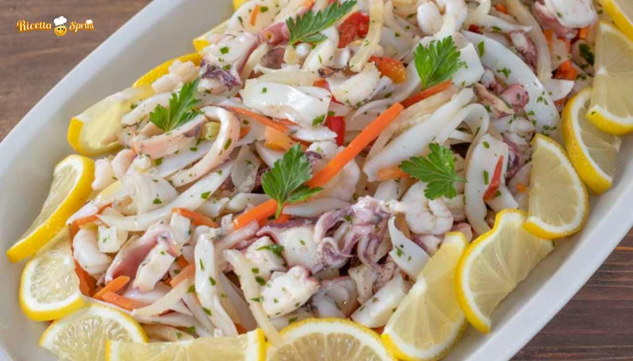 L’insalata di mare come la fa Benedetta Rossi non la fa nessuno ecco la ricetta. Foto di Benedetta Rossi