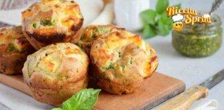 Muffin al pesto e formaggio il finger food tipico estivo, non potrai farne almeno