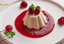 Panna cotta al naturale, si addensa senza la colla di pesce
