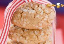 Pasticceria leggera senza burro, tuorli e pochissimo zucchero biscotti con granella di zucchero