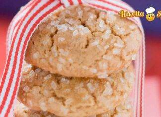 biscotti con granella di zucchero