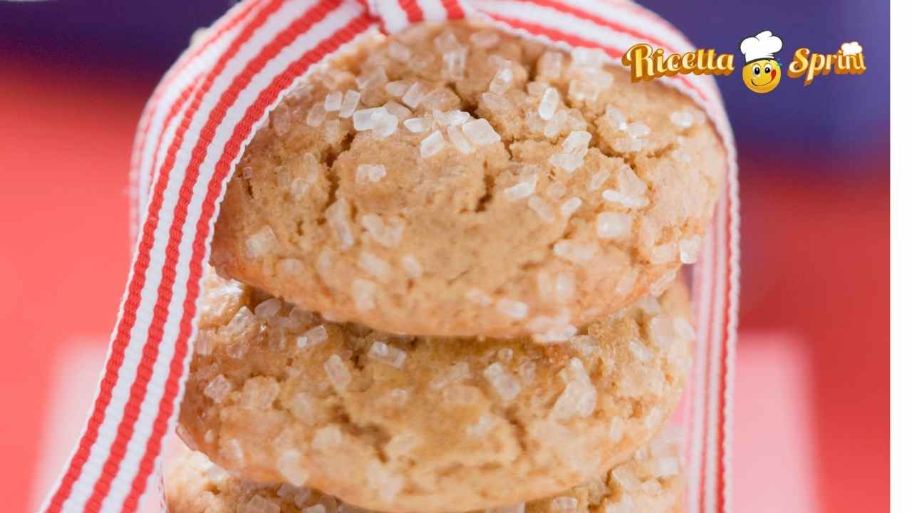 biscotti con granella di zucchero