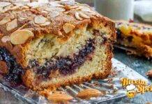 Plumcake mandorle e confettura di prugne strepitoso e velocissimo, il dessert dal sapore irresistibile