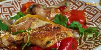 Pollo alla romana con tantissimi peperoni la ricetta più facile del mondo