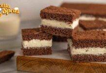 Quadrotti cacao e panna la merenda fresca e super golosa perfetta per i piccoli di casa