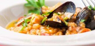 Risotto alla pescatora con il mio tocco in più, fantastico