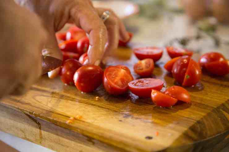 Tagliatelle acciughe e olive