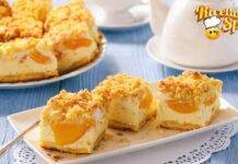 Torta fredda yogurt e pesche perfetto per concludere i pasti serali estivi