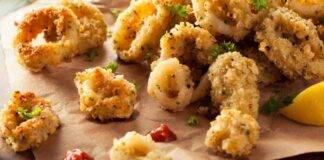 Una frittura di calamari non fritta, buona leggera e che non sporca