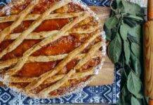 Crostata di zenzero e albicocca