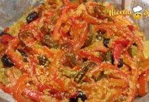 Padellata di peperoni gratinati e il contorno diventa il piatto top peperoni al gratin