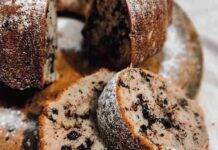Ciambellone di riso al fondente