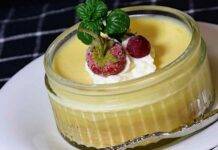 Crema fredda limone e menta