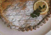 Crostata limone e pera