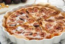 Crostata morbida con fichi il dessert soffice, fragrante da gustare in qualsiasi momento della giornata