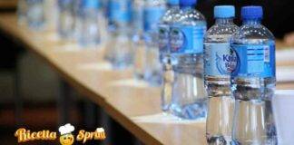 acqua scade scadenza bottiglie plastica vetro