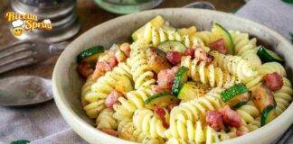 Fusilli zucchine e pancetta prova la versione fredda è molto più saporita e invitante