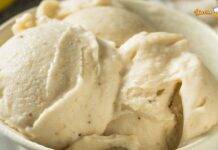 Gelato alla banana leggero perché senza panna. Foto di Ricetta Sprint