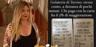 Gelato scontrini diversi Selvaggia Lucarelli - RicettaSprint