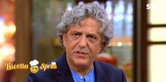 Giorgio Locatelli insieme alla bellissima della tv - RicettaSprint