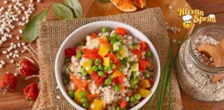 Insalata orzo e piselli ricetta