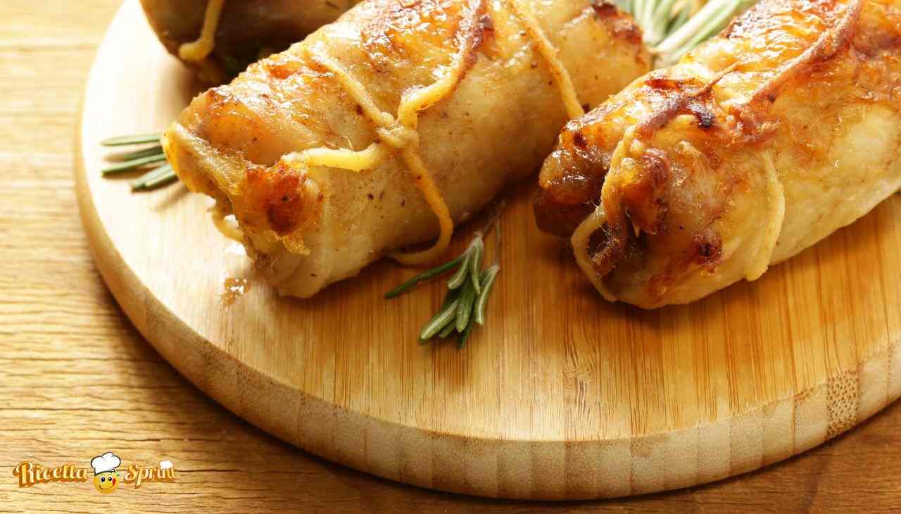 Involtini di pollo il ripieno è tutta una sorpresa, filante e gustosissima