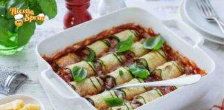 Involtini di zucchine al forno con un ripieno da sballo, perfetti per un'occasione speciale