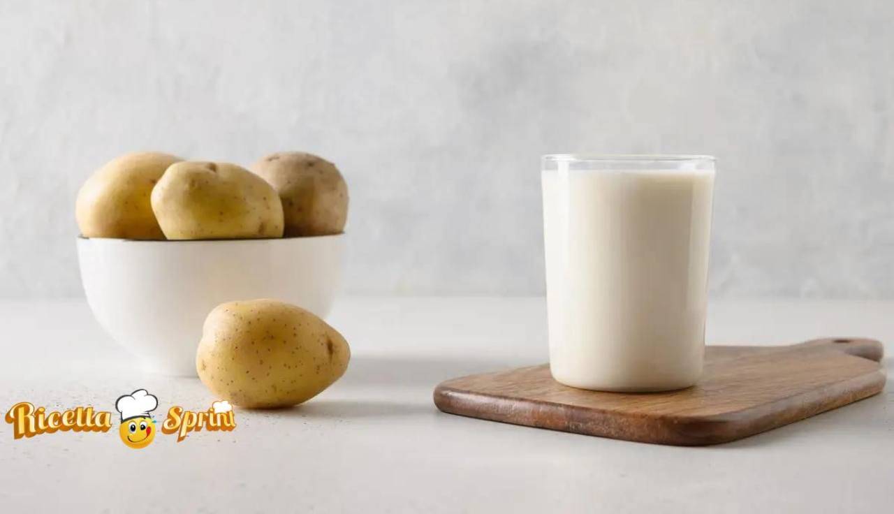 Latte vegetale di patate - RIcettaSprint