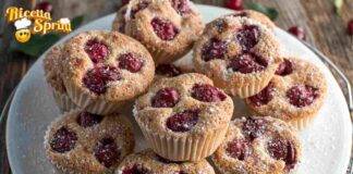 Muffin integrali alle ciliegie per una merenda sana e gustosa, perfetti in ogni momento della giornata