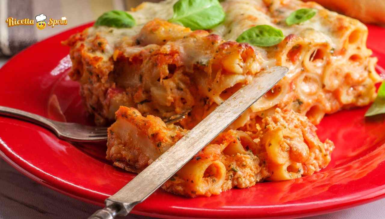 Pasta al forno alla norma incredibile la sua bontà 