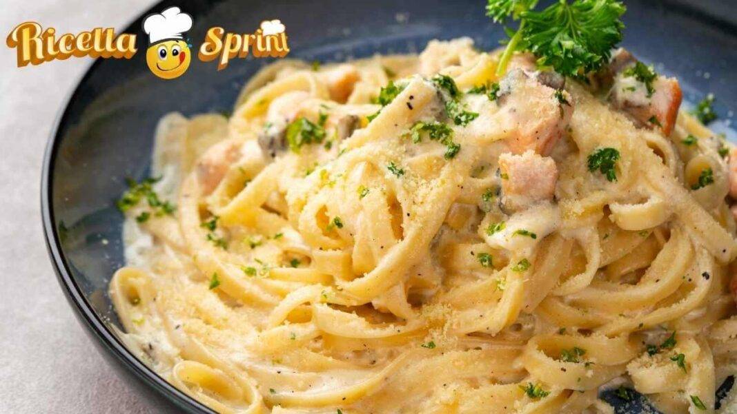 Pasta alla fonduta di pecorino e pancetta, un'esperienza di puro