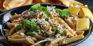 Pasta feta, menta e limone un mix di profumi e sapori unici