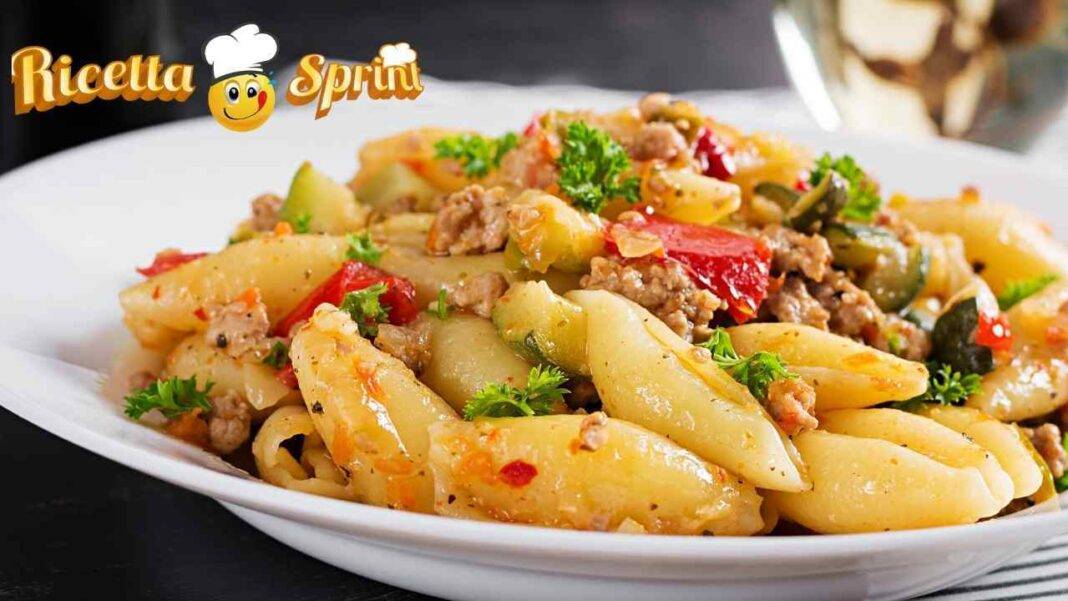 Pasta risottata zucchine e tonno, la sua consistenza avvolgente e