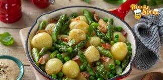 Patate e asparagi con speck un secondo ideale per tutta la famiglia, prova e vedrai che successo!