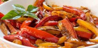Peperoni alici aglio e capperi, questo si che e un contorno con i fiocchi