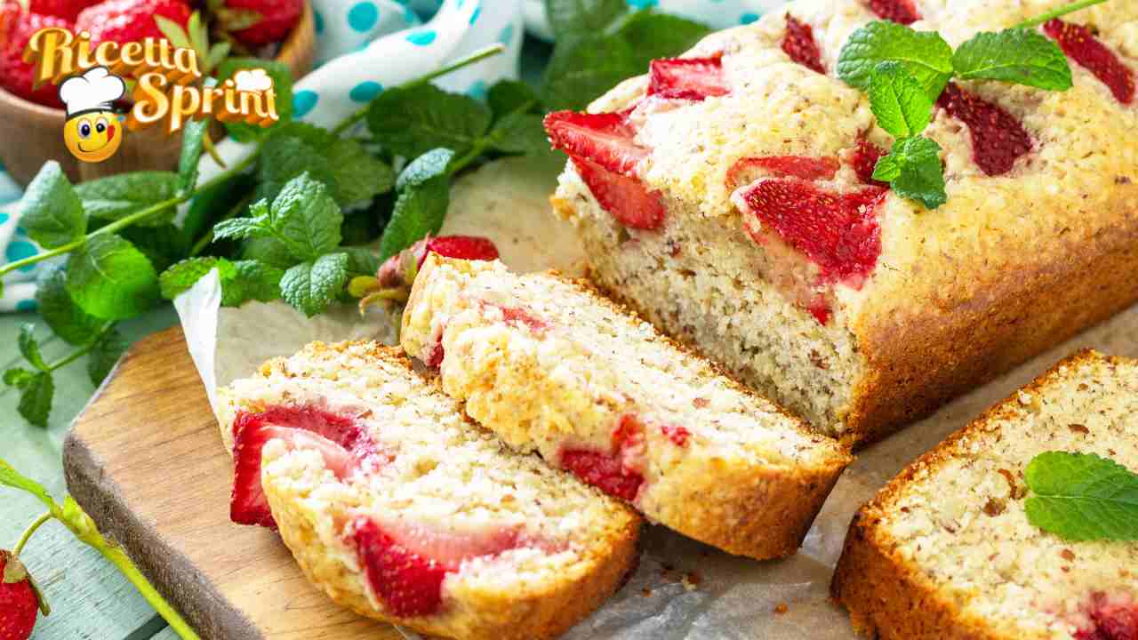 Plumcake limone e fragole senza glutine la ricetta perfetta e squisita di Benedetta Rossi