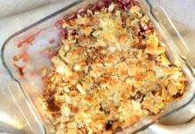 Sbriciolata fredda con mandorle e marmellata, una vera goduria Sbriciolata fredda con mandorle e marmellata