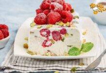 Semifreddo ai lamponi e pistacchi il dessert goloso dal profumo incredibile che ti conquisterà