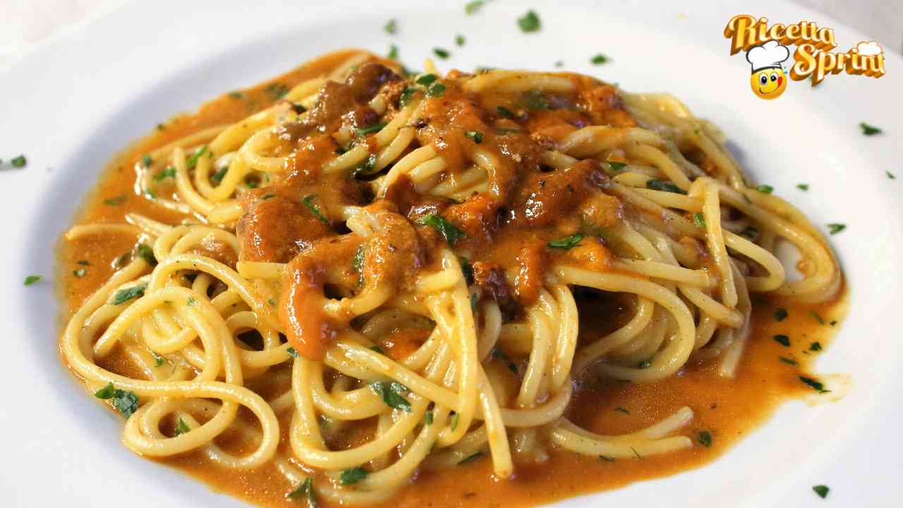 Spaghetti ai ricci di mare delicati, profumati e invitanti, da provare!