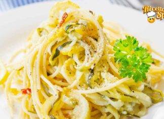 Spaghetti limone e zucchine perfetti per un'occasione speciale