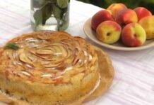 Torta di pesche veloce