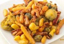 Tutte le verdure fritte in pastella, basta solo aggiungere cosa si vuole mangiare