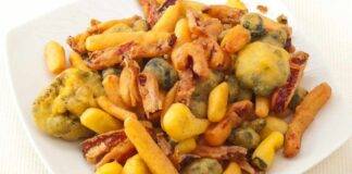 Tutte le verdure fritte in pastella, basta solo aggiungere cosa si vuole mangiare