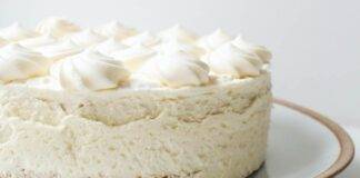 torta fredda mascarpone e cocco