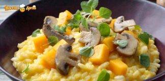 Risotto con funghi e zucca, cremoso e irresistibile, prova a farlo stasera