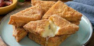 Mozzarella di bufala in carrozza, ma stavolta mettila in forno, non sporchi nulla