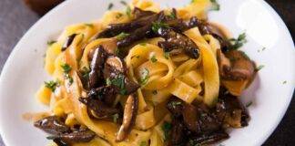 Non le solite tagliatelle ai funghi, queste sono diverse per la loro cottura