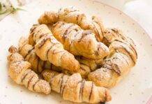 Cornettini di pasta pizza alla nutella