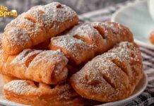 Fagottini soffice alla confettura di albicocche servili a colazione, sarà impossibile resistere a tanta bontà