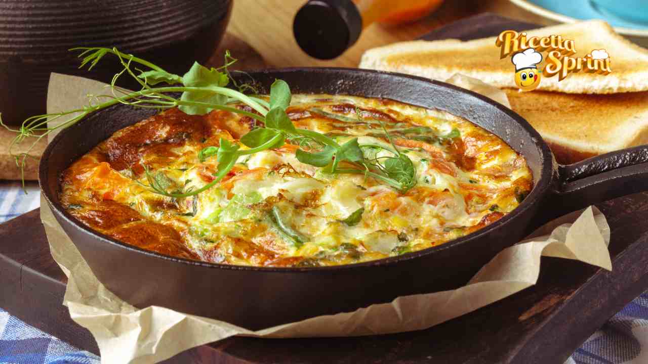 Frittata di verdure in padella: semplice ricetta con un tocco speciale 